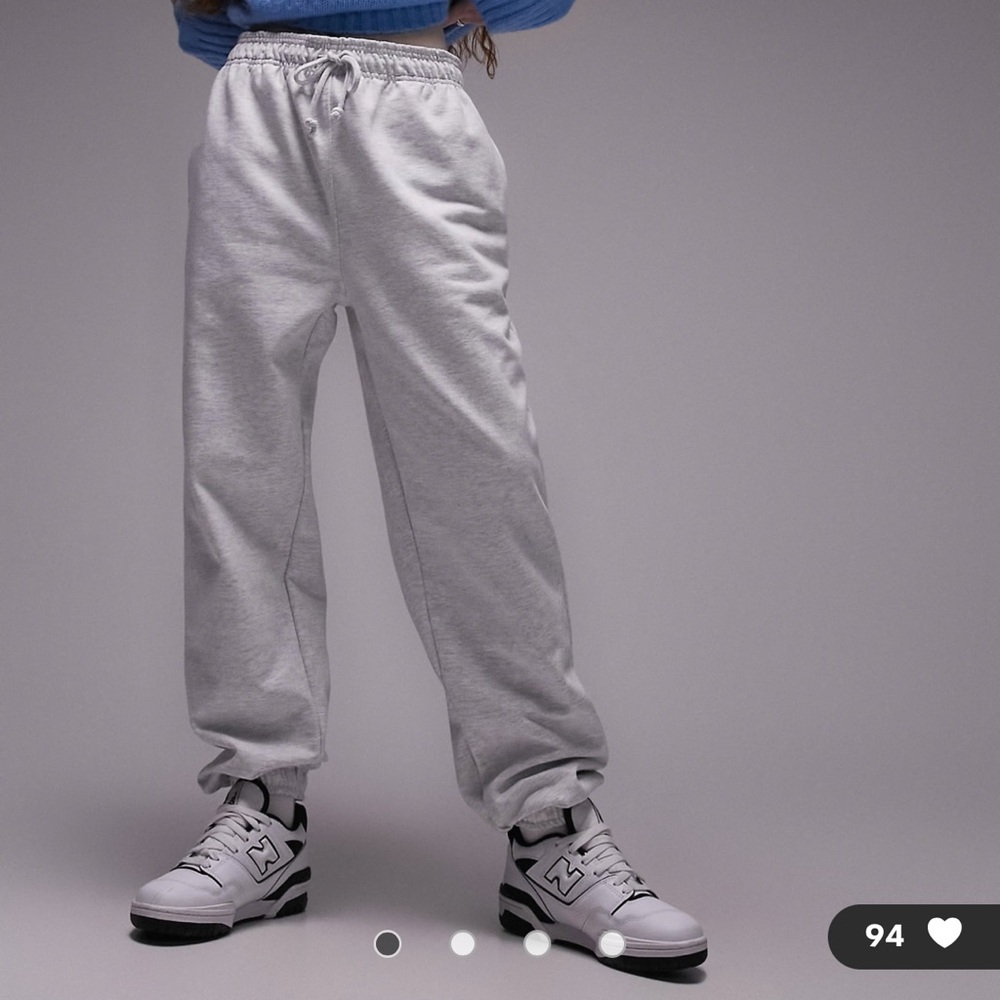 Topshop Women’s Joggers gray marl color